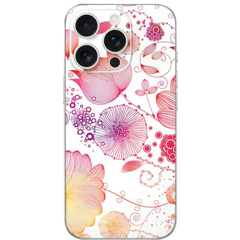 Elegant Flowers iPhone 16 Pro Skin
